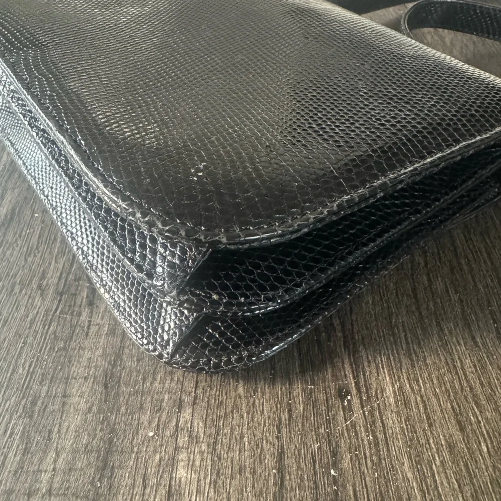 Siso Italy lizard skin cross body bag